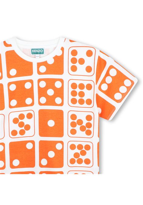 T-shirt con stampa KENZO KIDS | K61916421